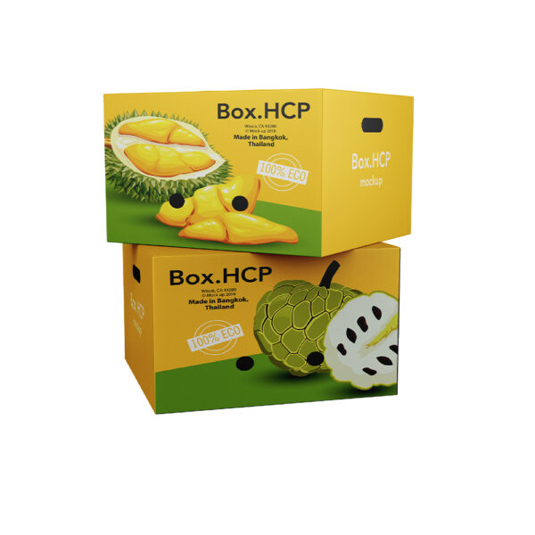 กล่องทุเรียน น้อยหน่า ผลไม้