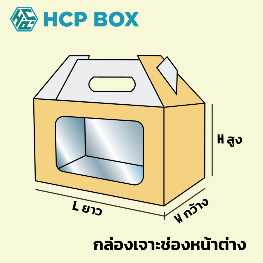 กล่องเจาะช่องหน้าต่าง